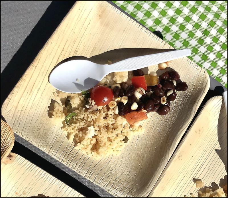 These salad samples were prepared at the Historic Lewes Farmers Market. JACK CLEMONS PHOTO